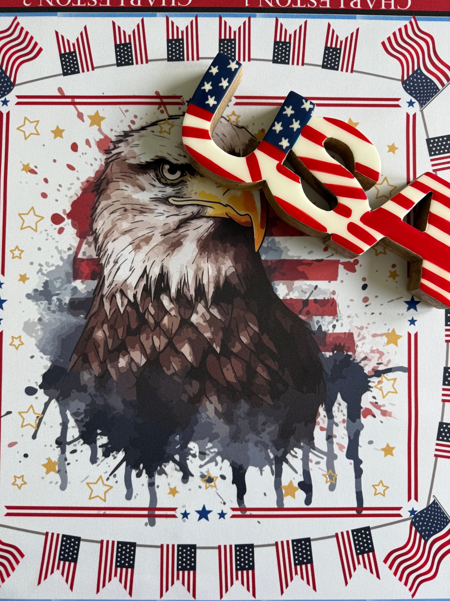 Let Freedom Ring Mahjong Mat -