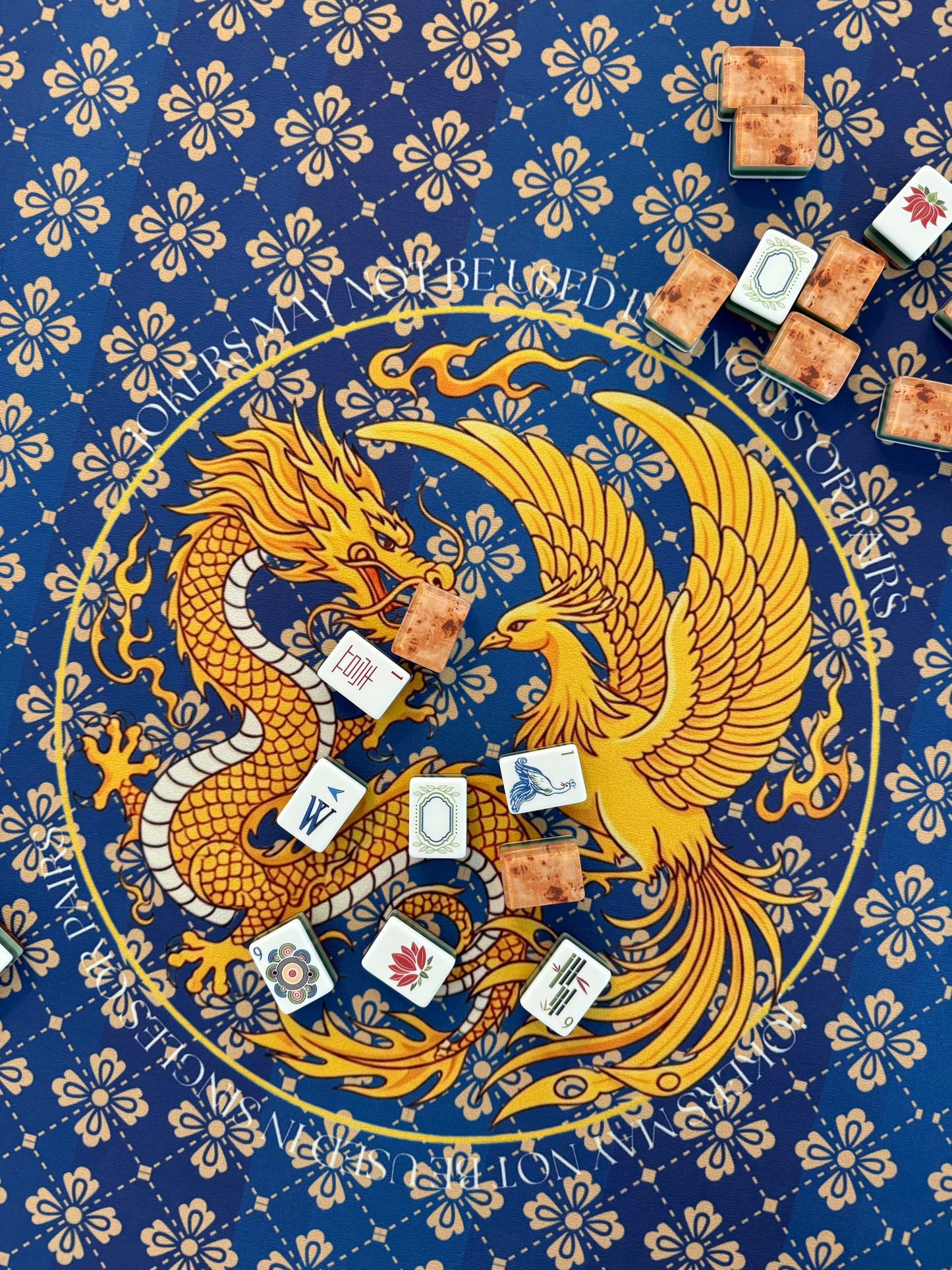 Dragon VS Bird Bam Mahjong Mat