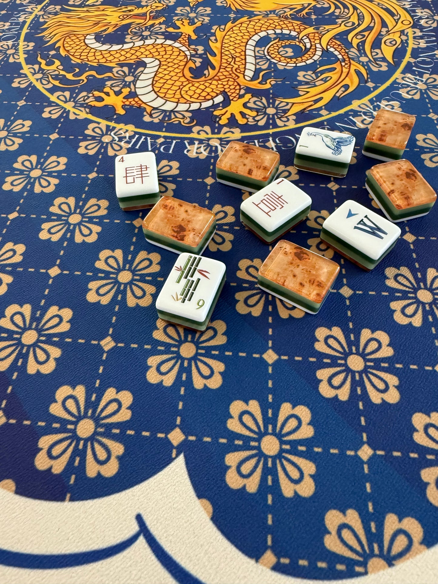 Dragon VS Bird Bam Mahjong Mat