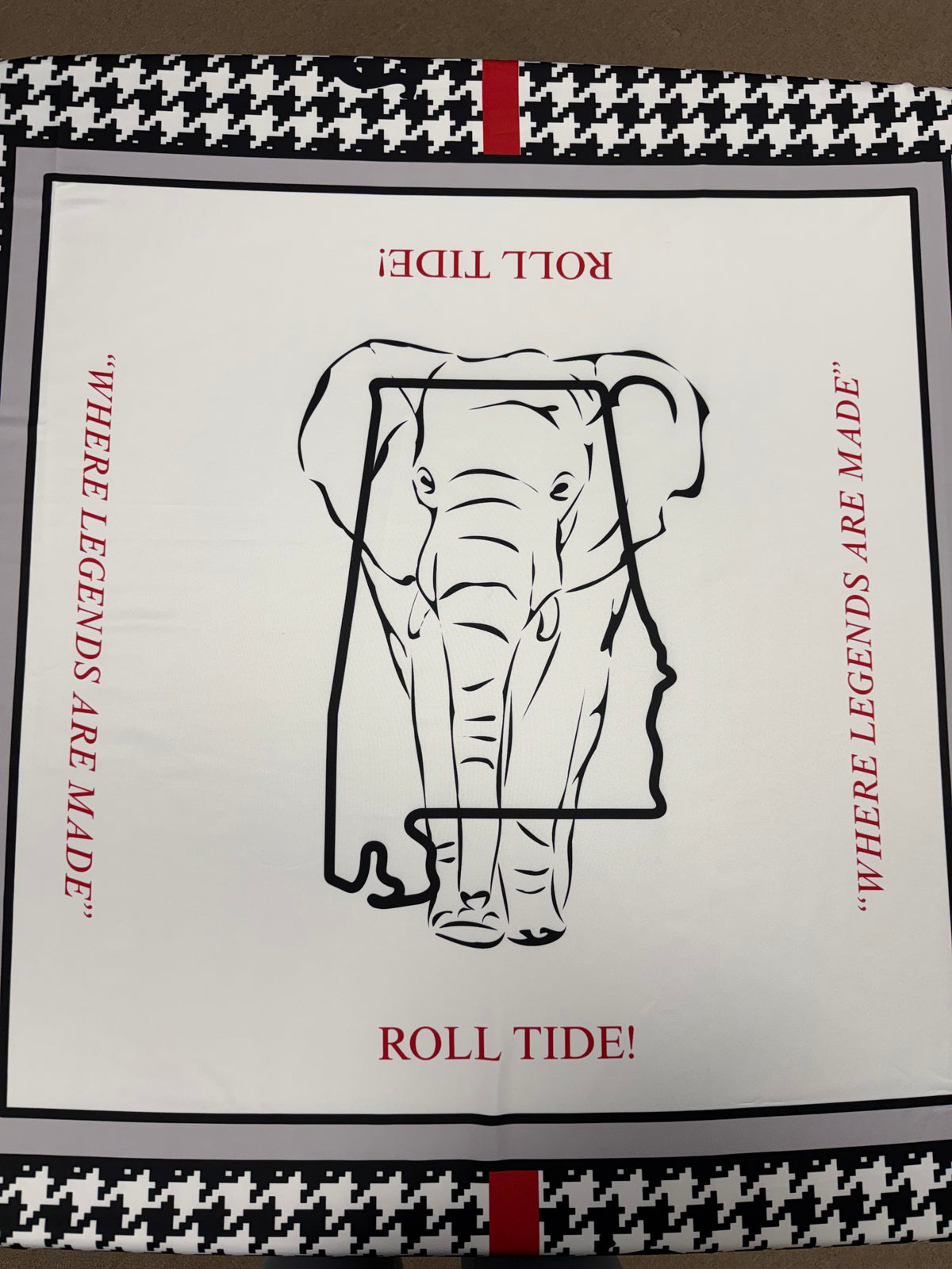 Alabama Mahjong Tablecloth