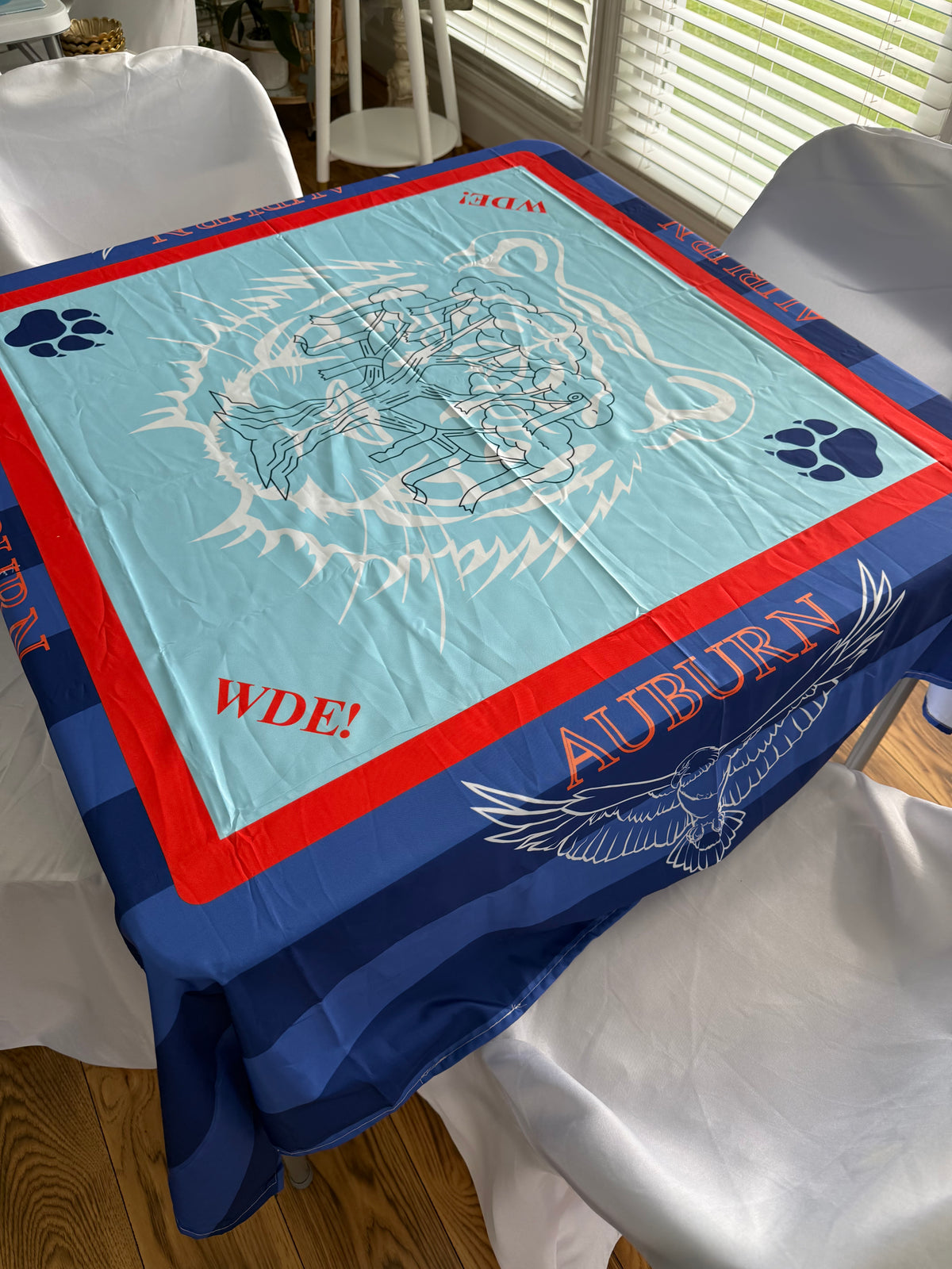 Auburn Mahjong Tablecloth