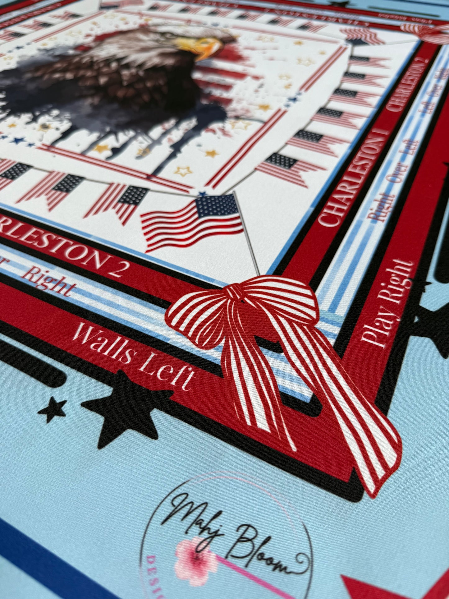 Let Freedom Ring Mahjong Mat -