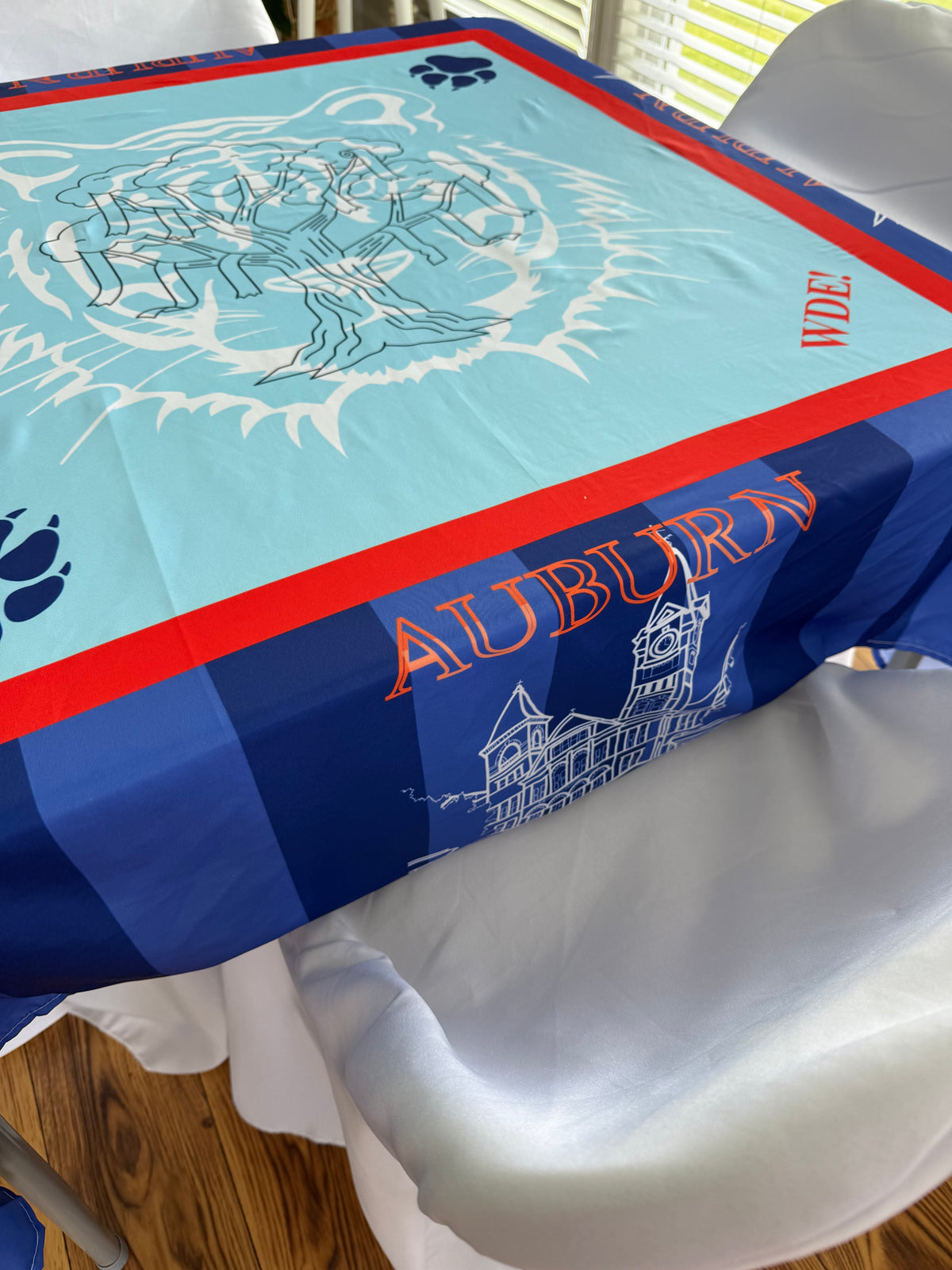 Auburn Mahjong Tablecloth