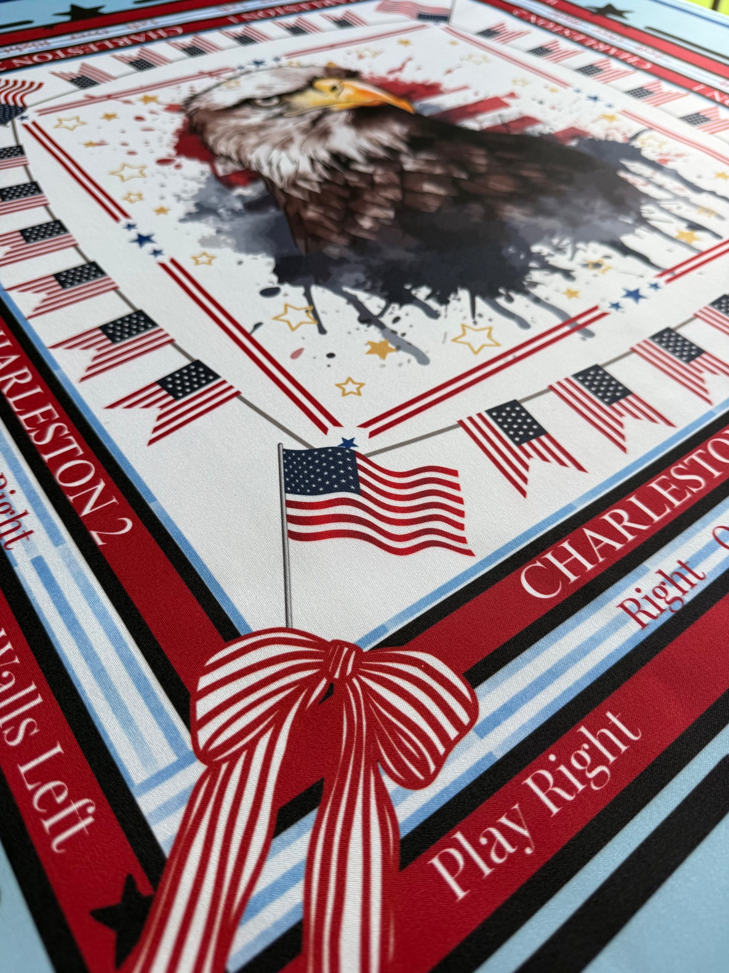 Let Freedom Ring Mahjong Mat -