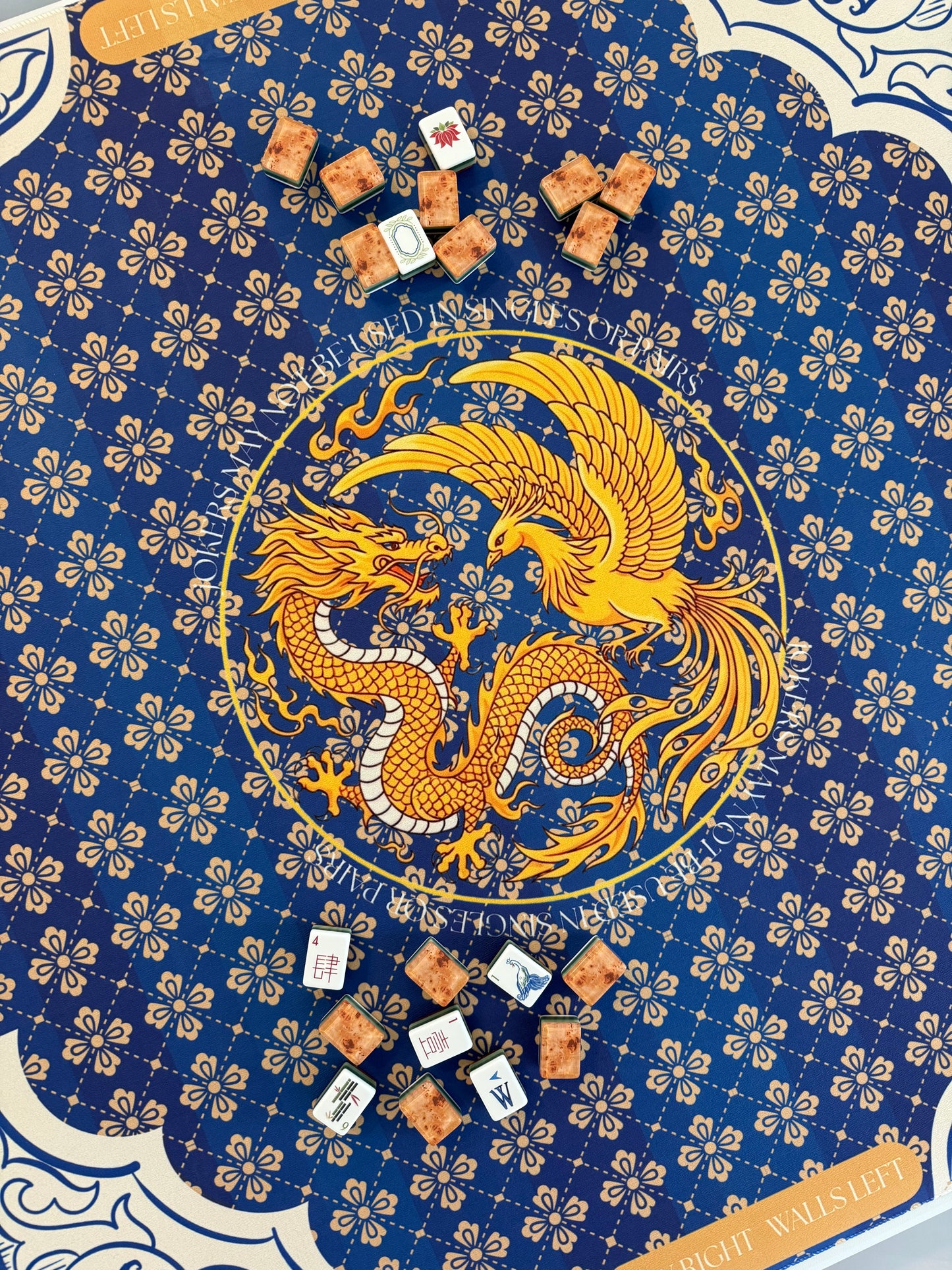 Dragon VS Bird Bam Mahjong Mat