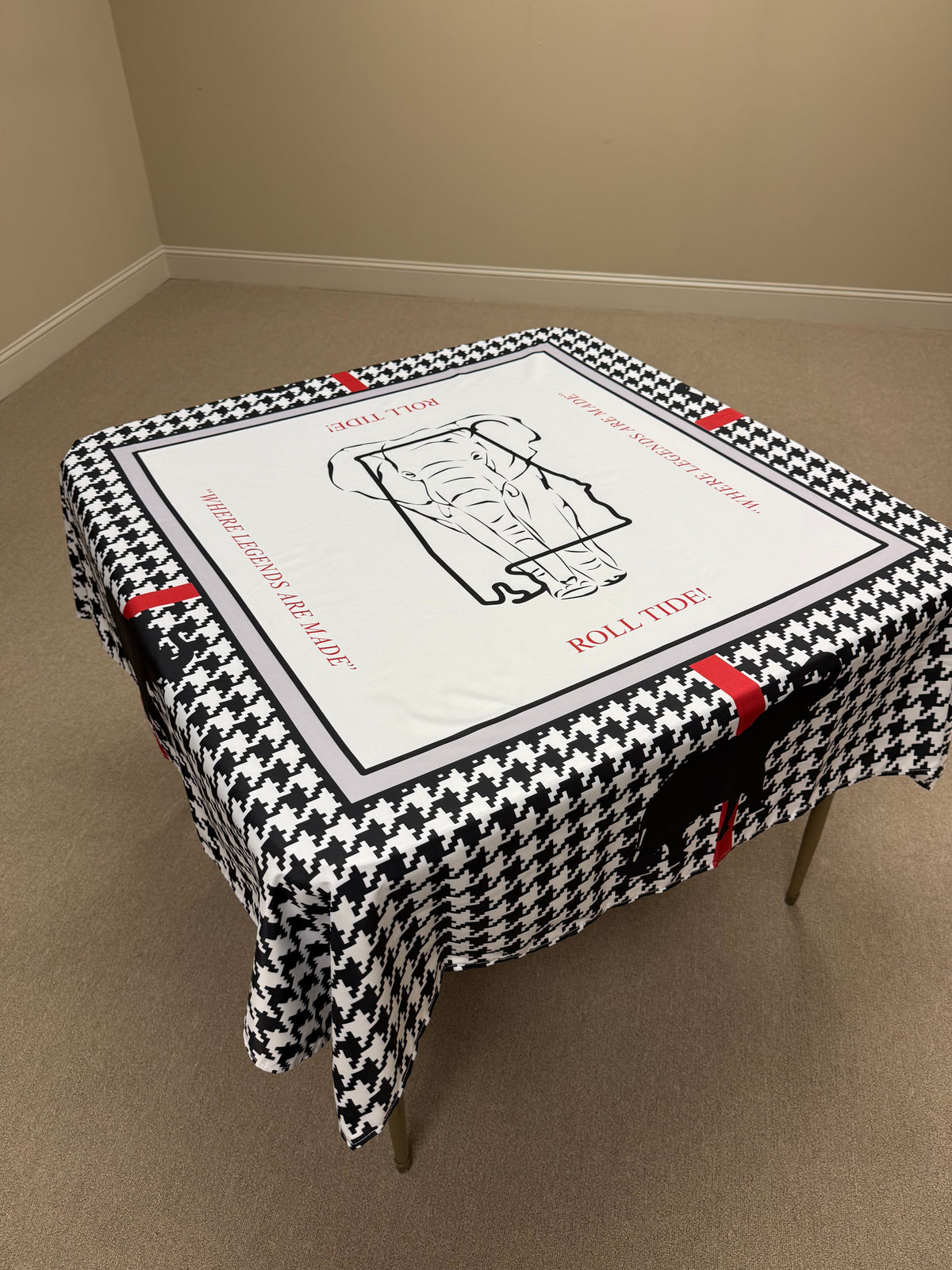 Alabama Mahjong Tablecloth