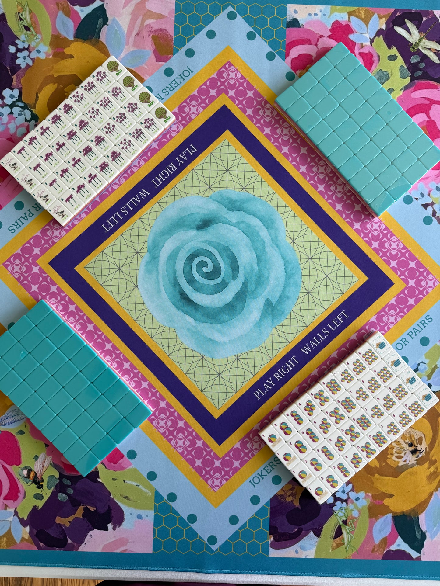 The Blooming Nature Mahjong Mat