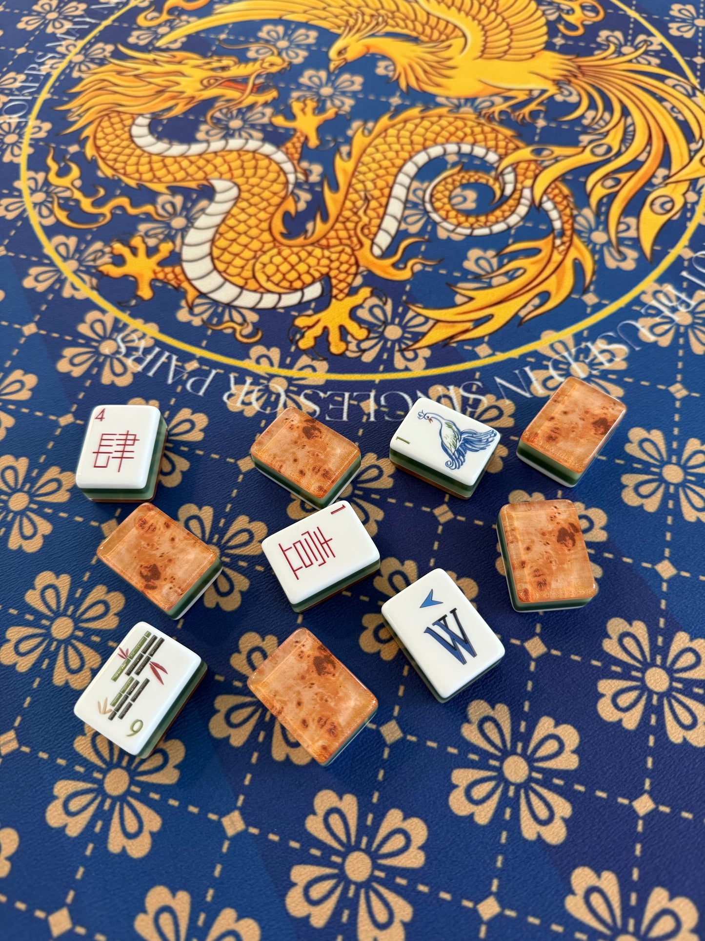 Dragon VS Bird Bam Mahjong Mat