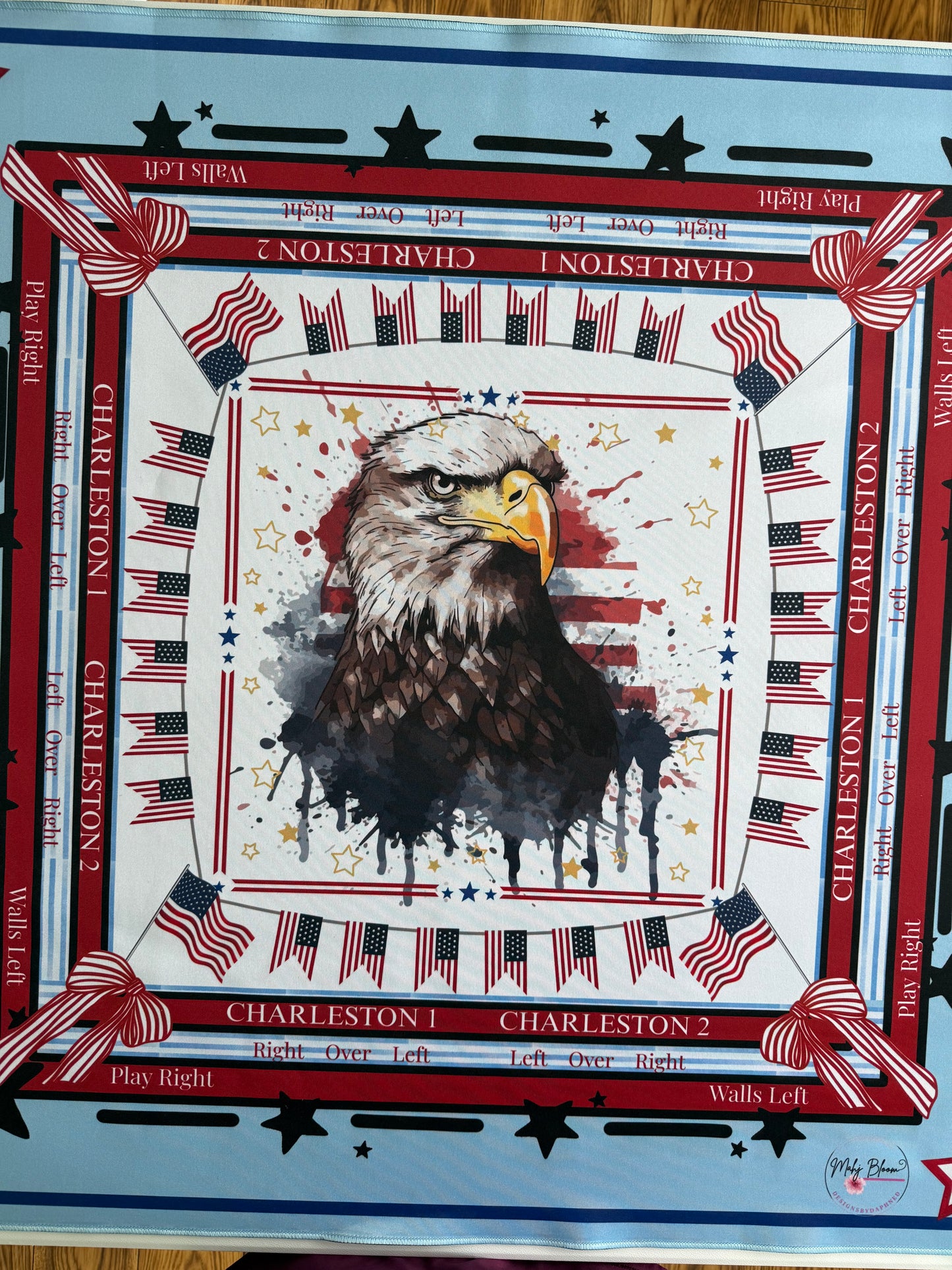 Let Freedom Ring Mahjong Mat -