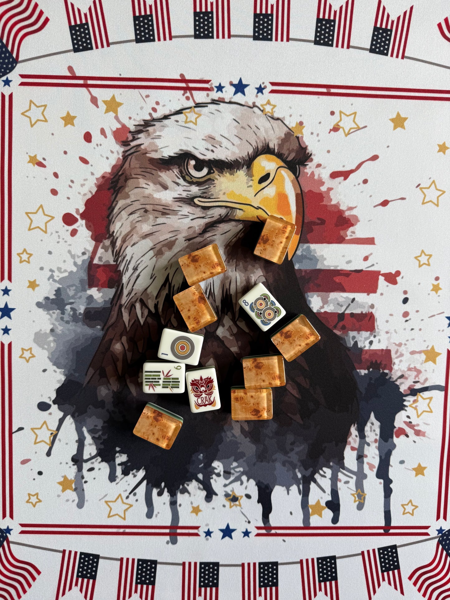 Let Freedom Ring Mahjong Mat -