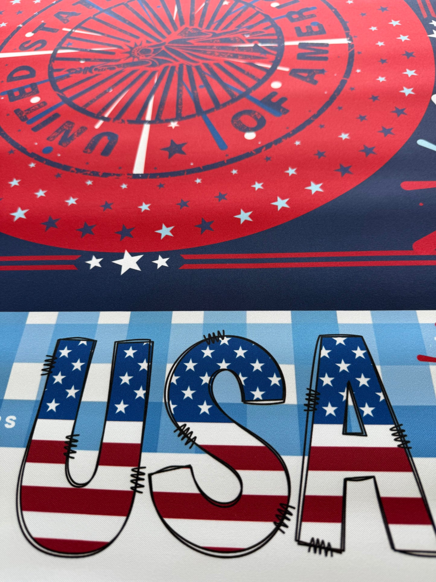 USA Lady Liberty Mahjong Mat