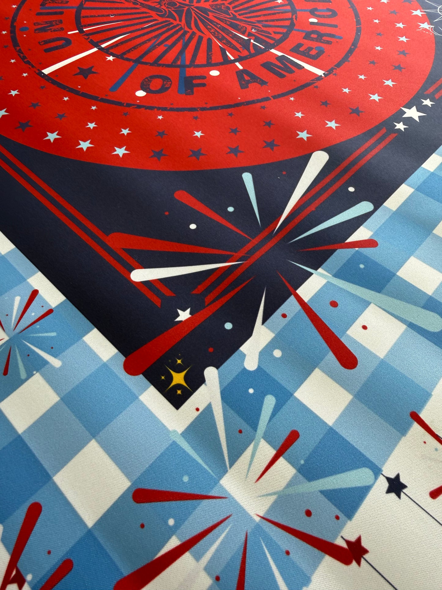 USA Lady Liberty Mahjong Mat