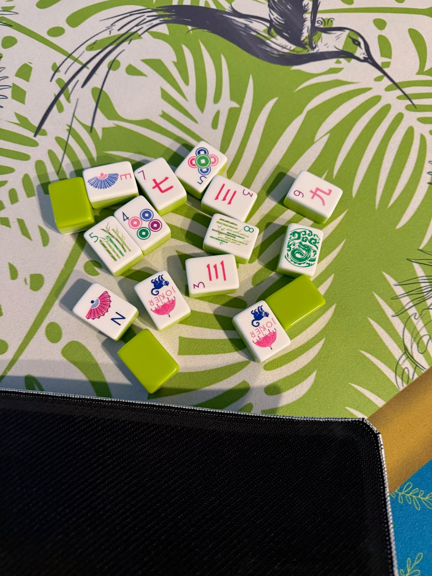 Mahjong Paradise Mahjong Mat- Shipping is included-rolled in a box - SALE