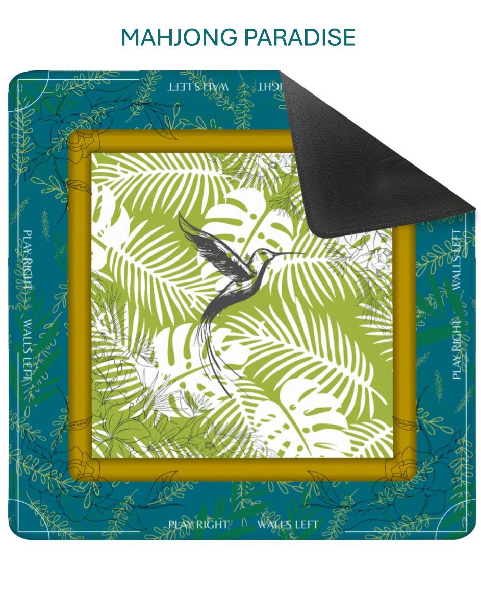 Mahjong Paradise Mahjong Mat- Shipping is included-rolled in a box - SALE