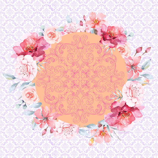 BURST of Flowers Mahjong Mat- shipping is included, rolled in a box