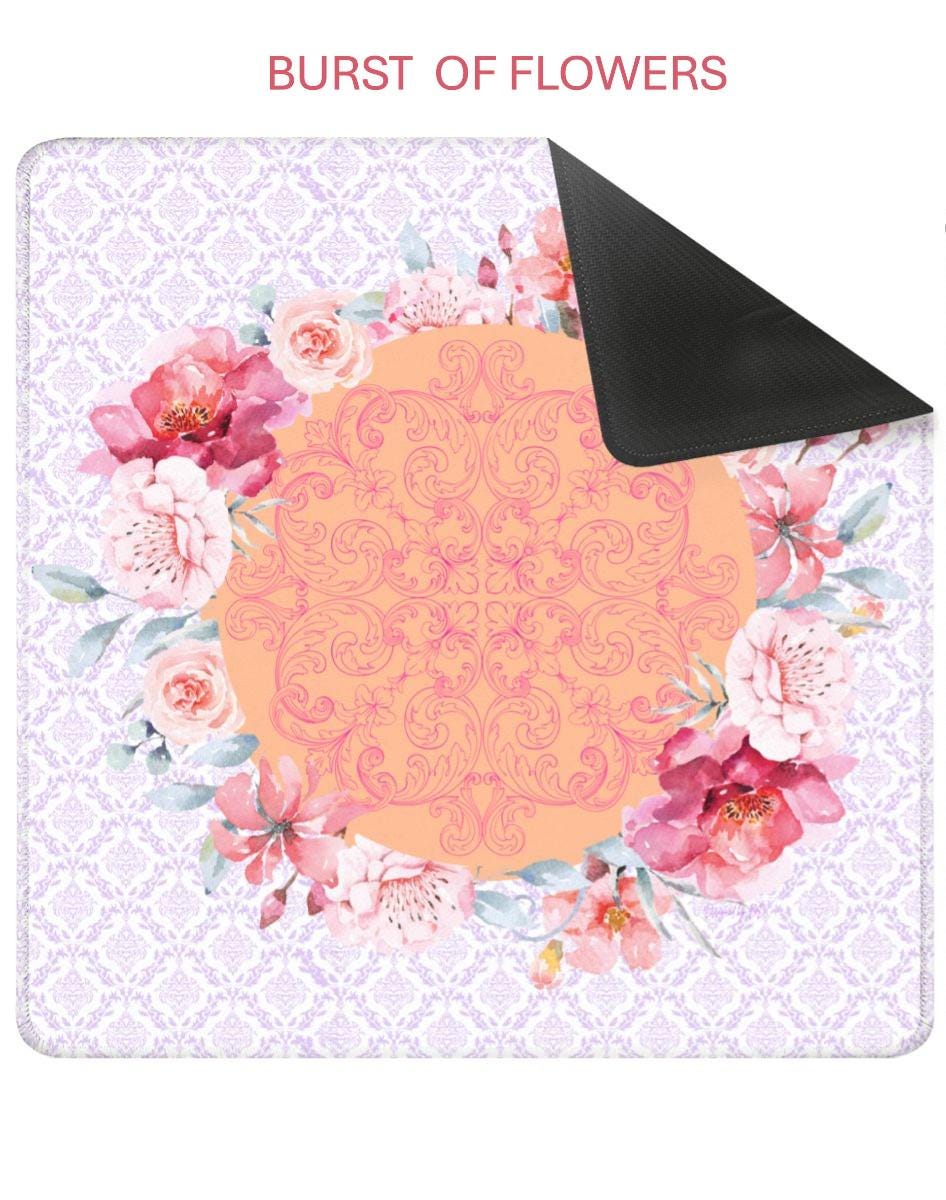 BURST of Flowers Mahjong Mat- shipping is included, rolled in a box