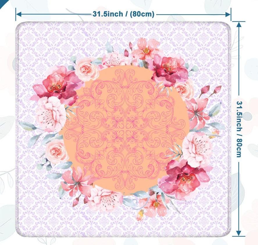 BURST of Flowers Mahjong Mat- shipping is included, rolled in a box