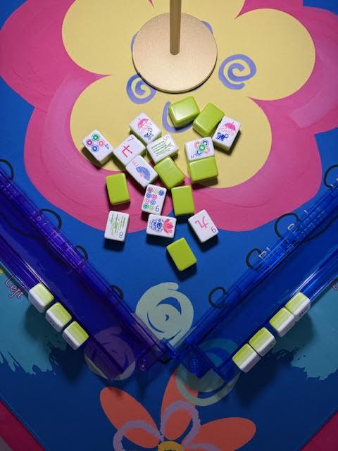 POP of COLOR BLOOM Mahjong Mat -shipping is included, rolled in a box