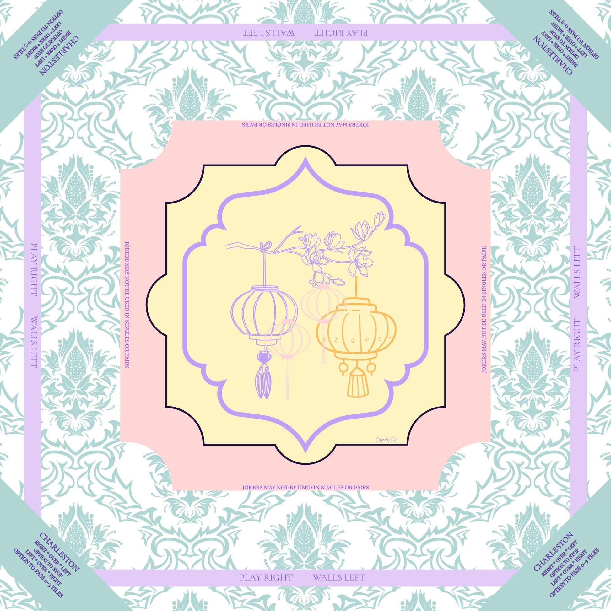 Spring Lantern Mahjong Mat