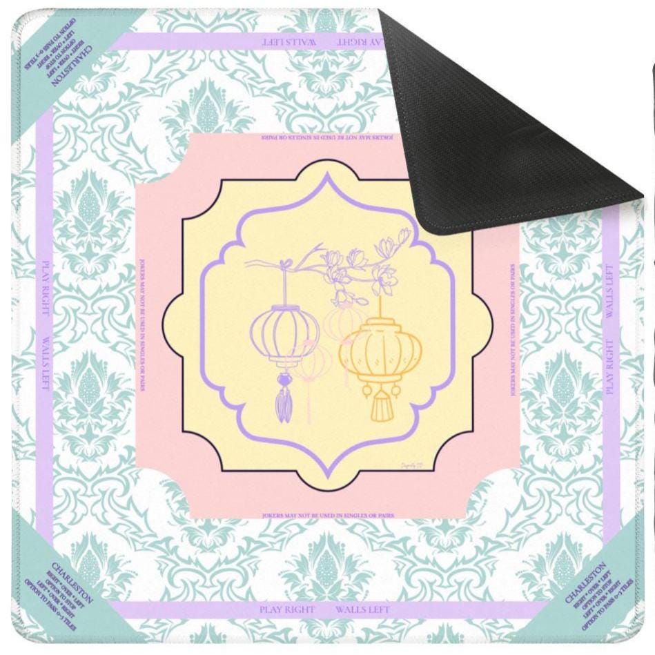 Spring Lantern Mahjong Mat