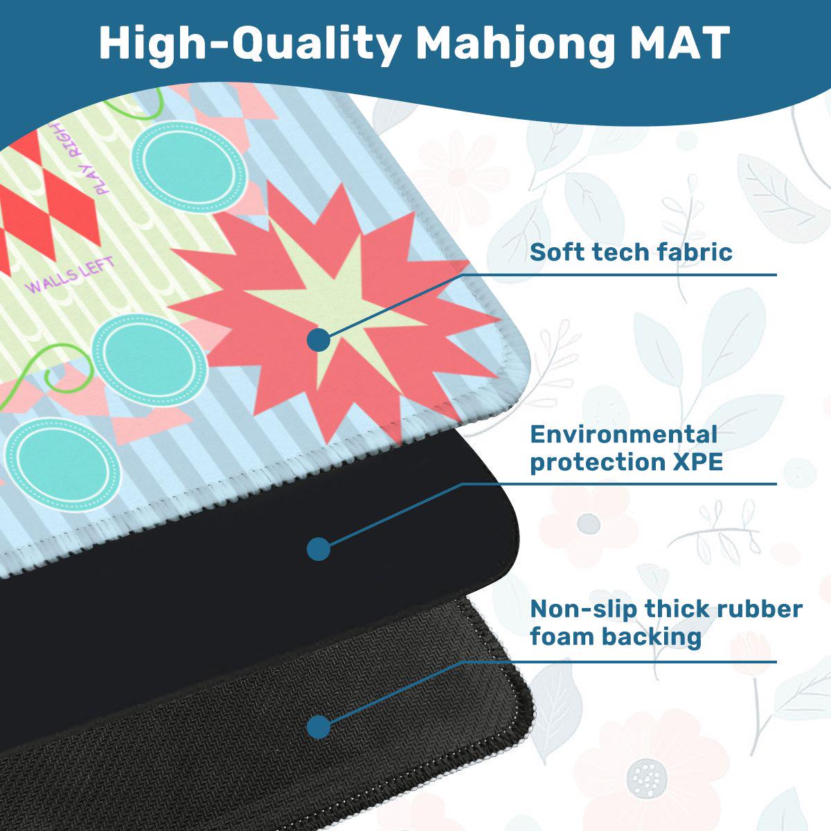 Playful Crack Bam Dot Mahjong Mat