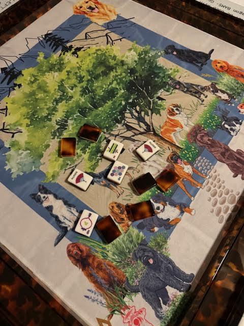 Man's Best Friend Mahjong Mat - Dogs