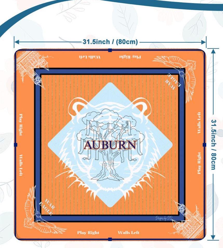 Auburn Mahjong Mat