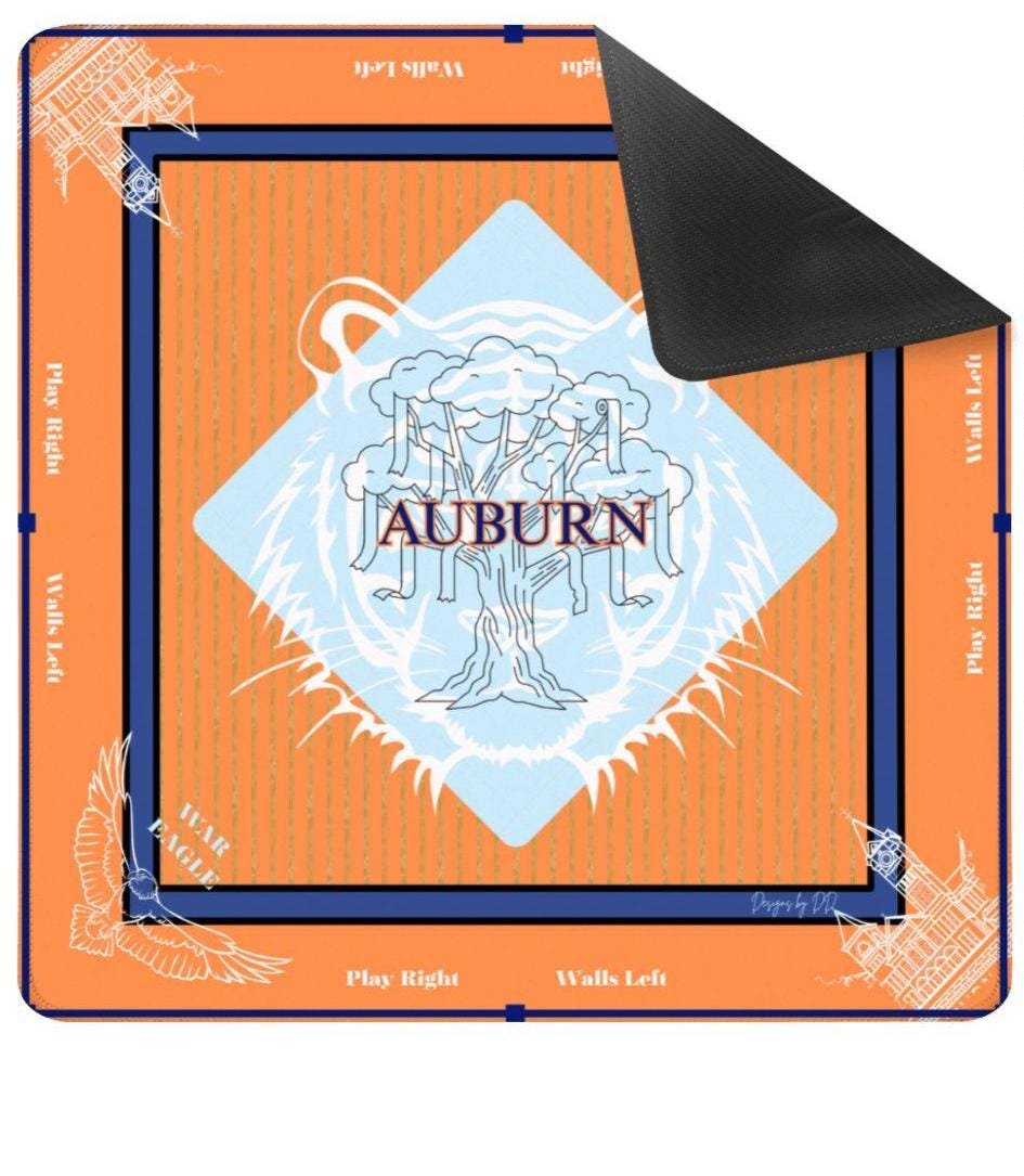 Auburn Mahjong Mat