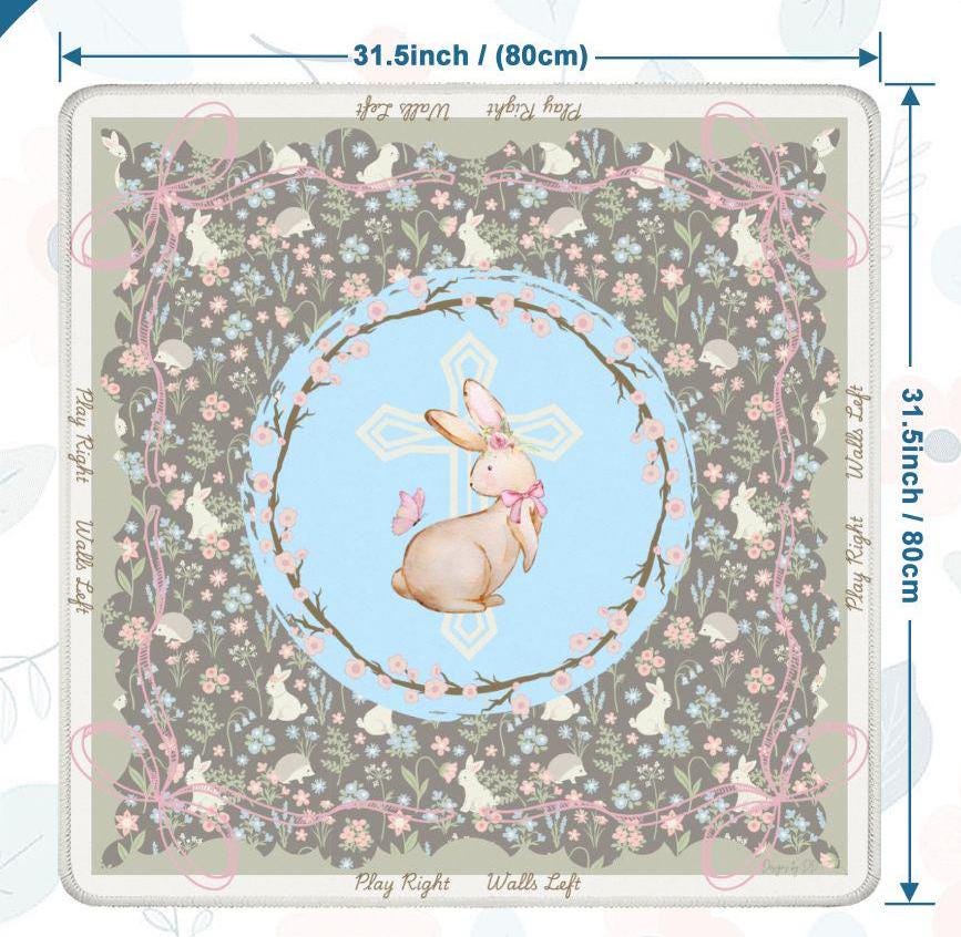 The Glory of Spring Mahjong Mat-Shipping is included in a BOX