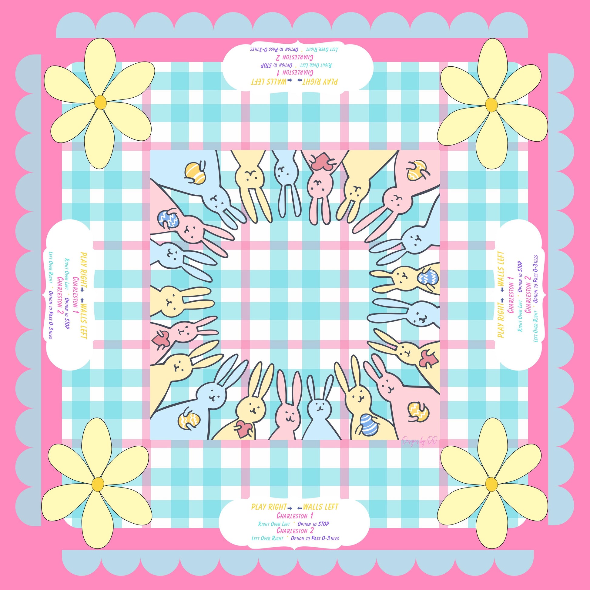 HIP HOP Crack BAM Mahjong Mat- shipping is included rolled in a box