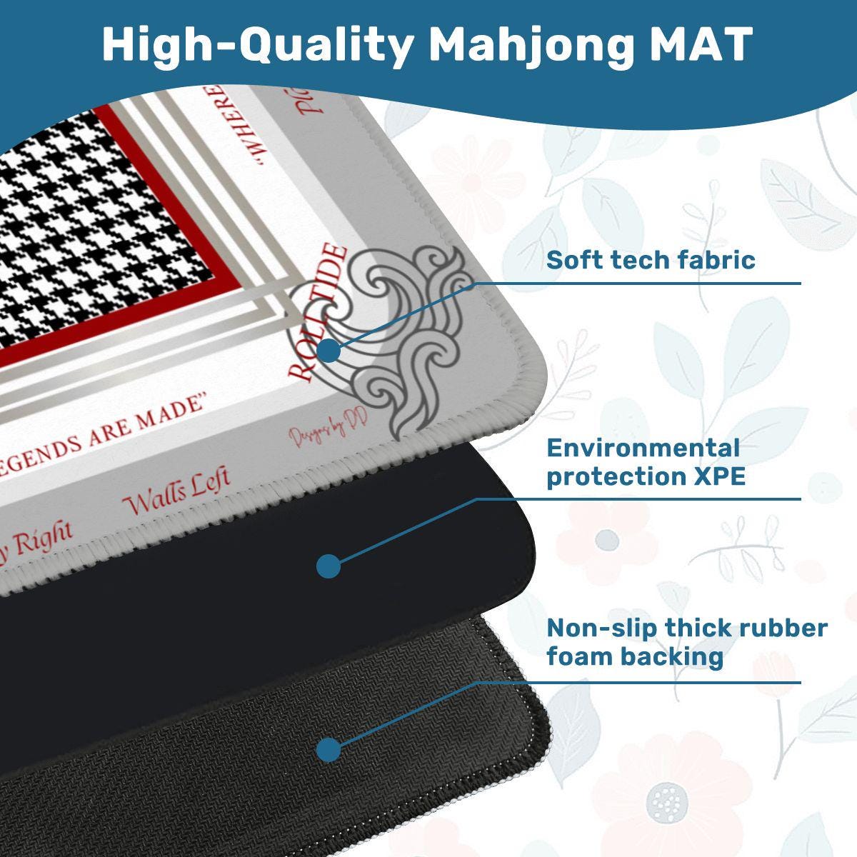ALABAMA Mahjong Mat-Shipping is included in a BOX