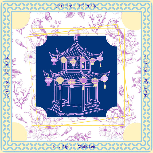 Summer Night's - Mahjong Mat - Shipping is included -rolled in a box
