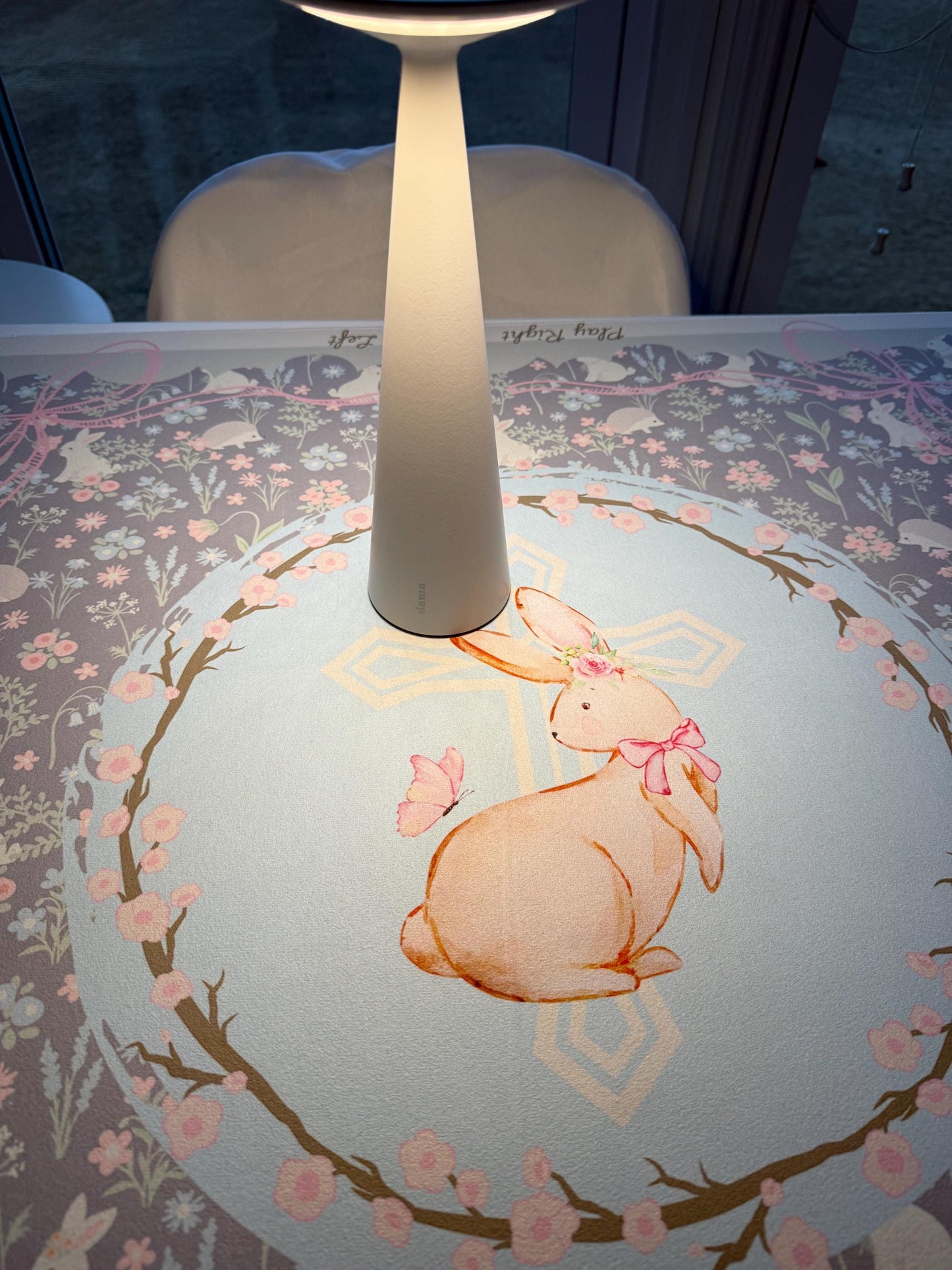 The Glory of Spring Mahjong Mat-Shipping is included in a BOX