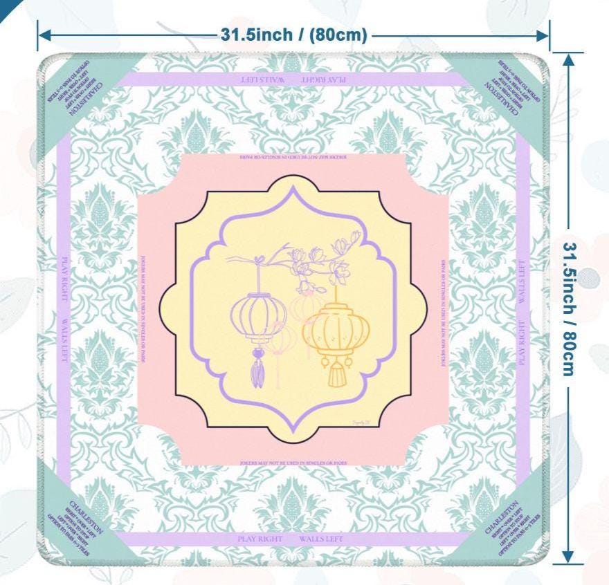 Spring Lantern Mahjong Mat