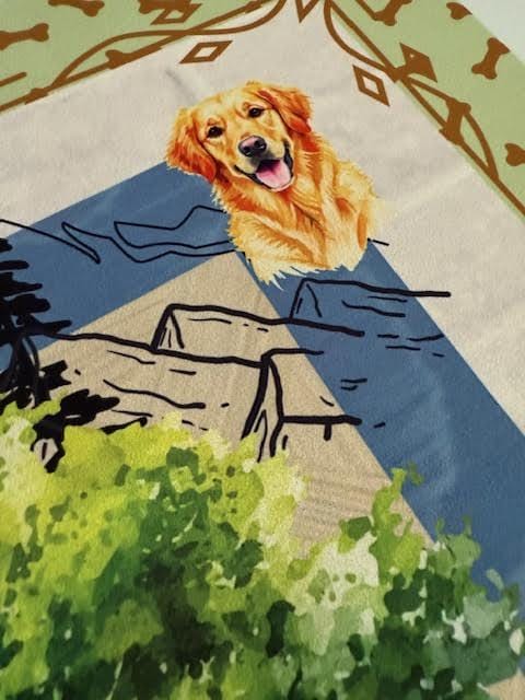 Man's Best Friend Mahjong Mat - Dogs