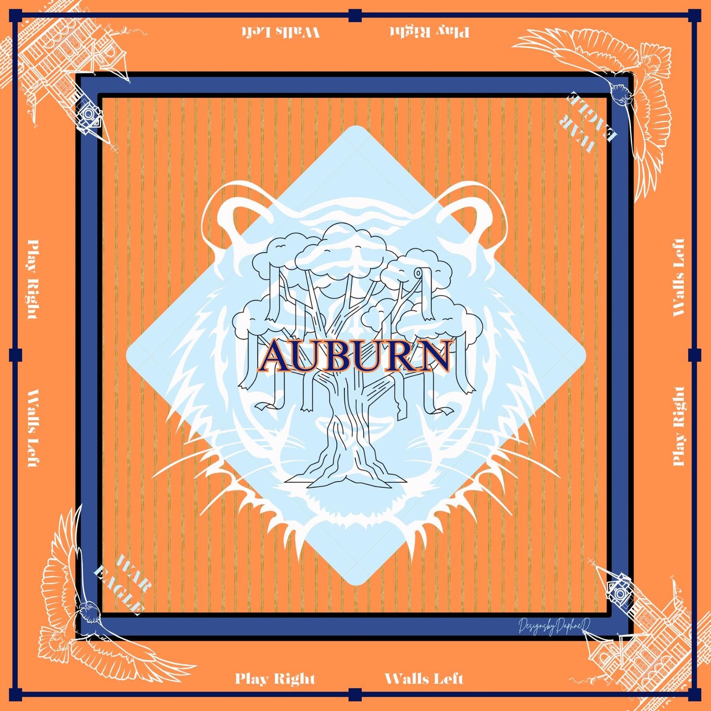 Auburn Mahjong Mat