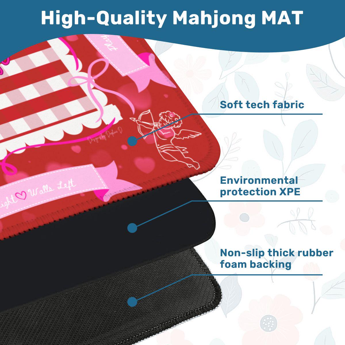 Love Me Not! Mahjong Mat - Valentine's Day -Shipping is included in a BOX