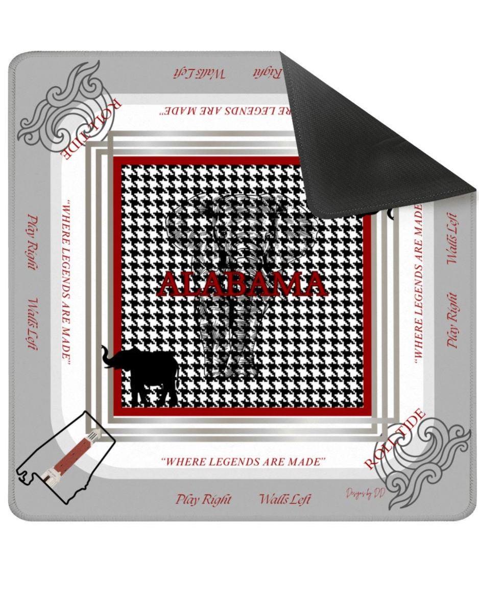 ALABAMA Mahjong Mat-Shipping is included in a BOX