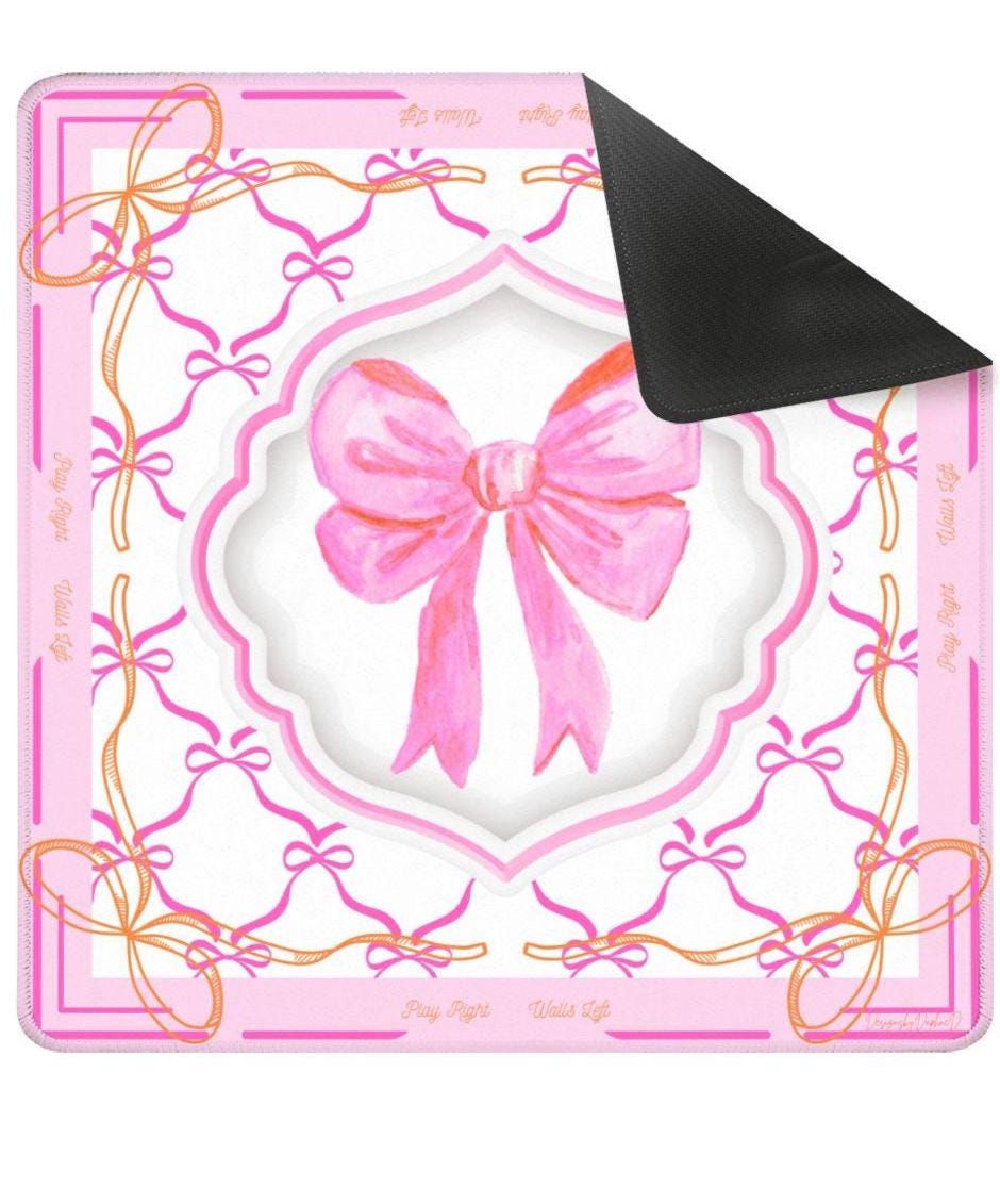 PINK is for Mahjong- Mahjong Mat-Shipping is included in a BOX