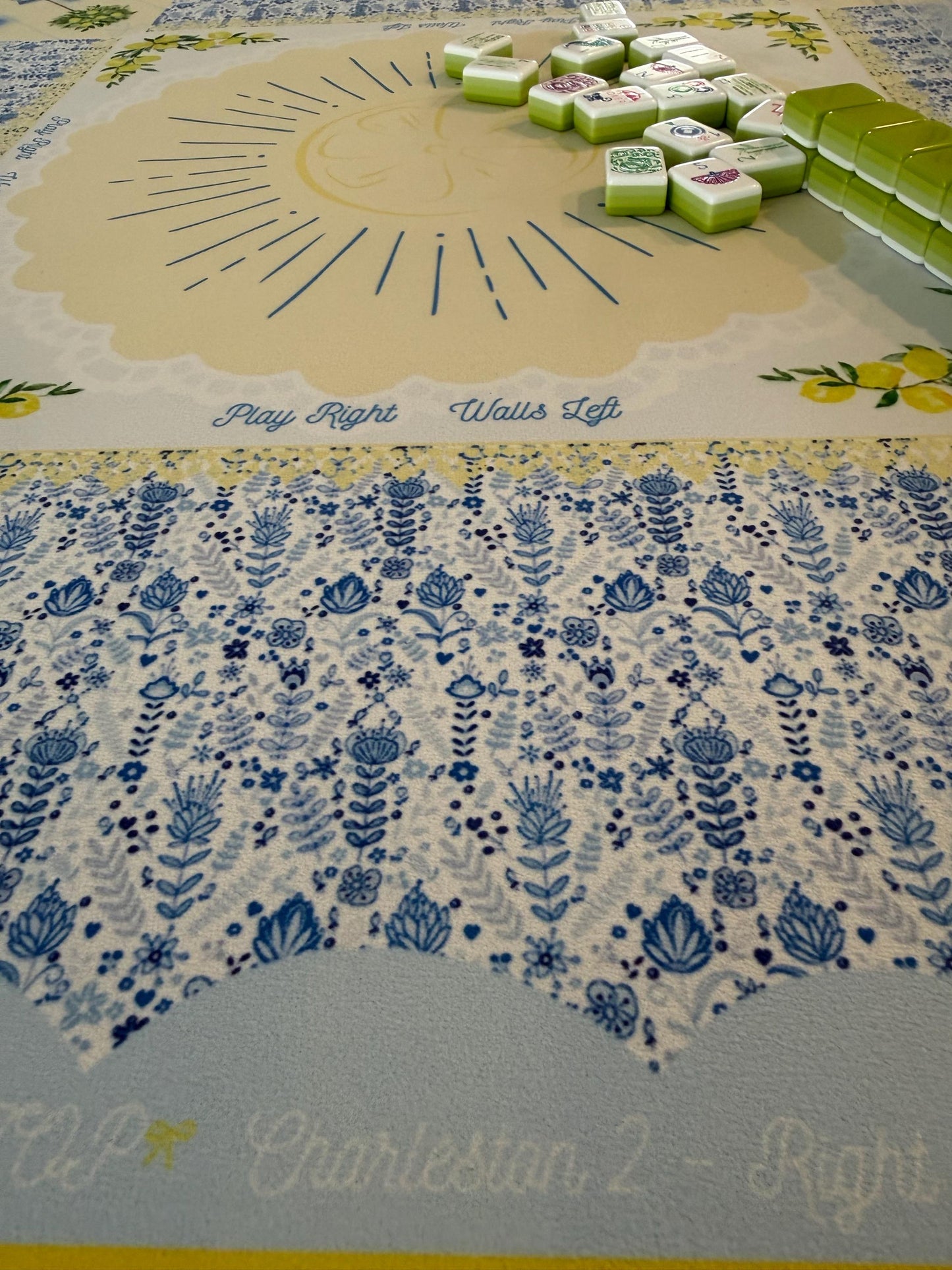 Lemon Teatime Classic Mahjong Mat