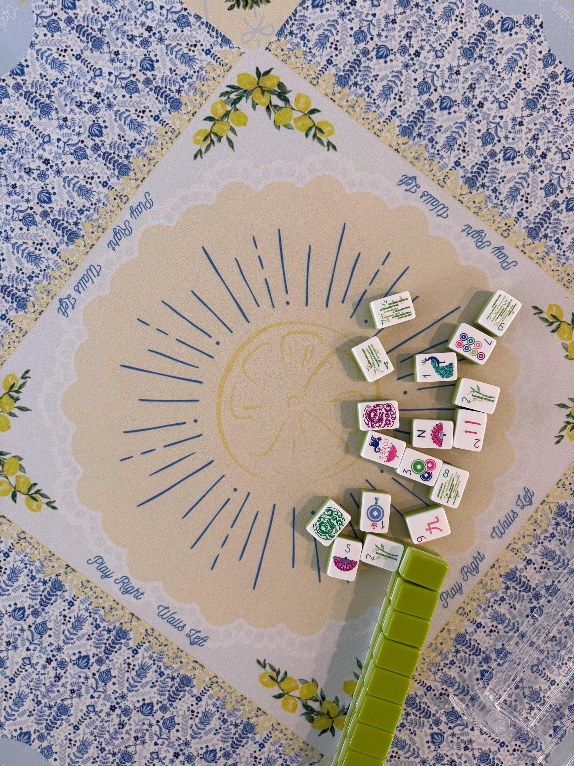 Lemon Teatime Classic Mahjong Mat