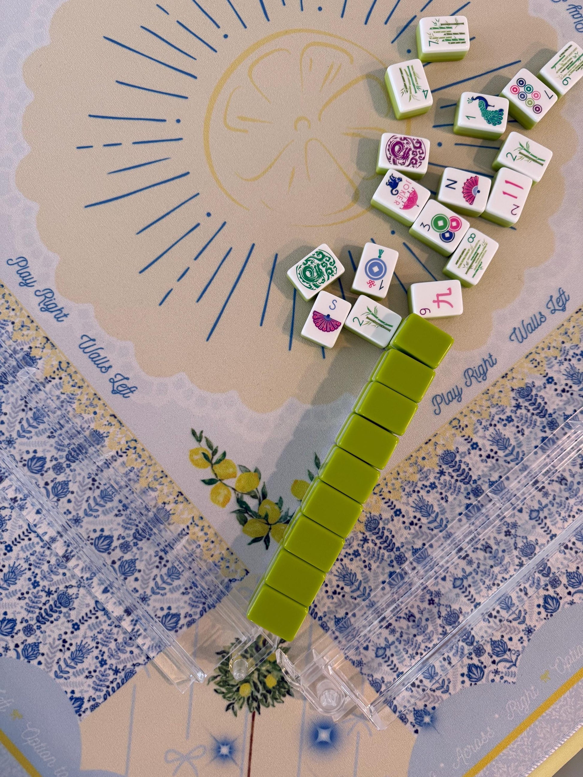 Lemon Teatime Classic Mahjong Mat