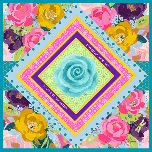 The Blooming Nature Mahjong Mat