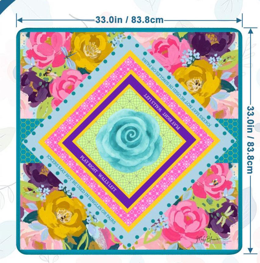 The Blooming Nature Mahjong Mat