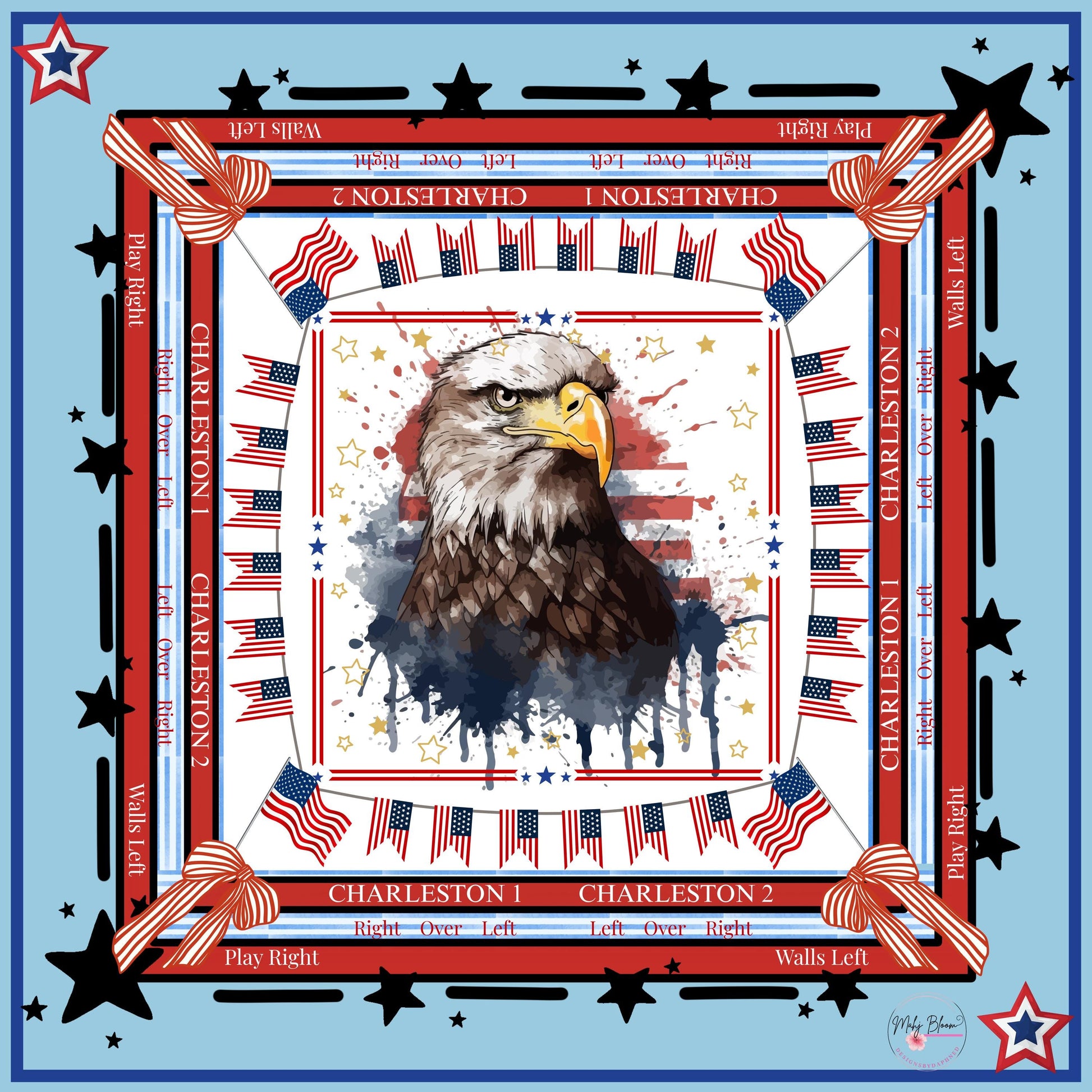 Let Freedom Ring Mahjong Mat