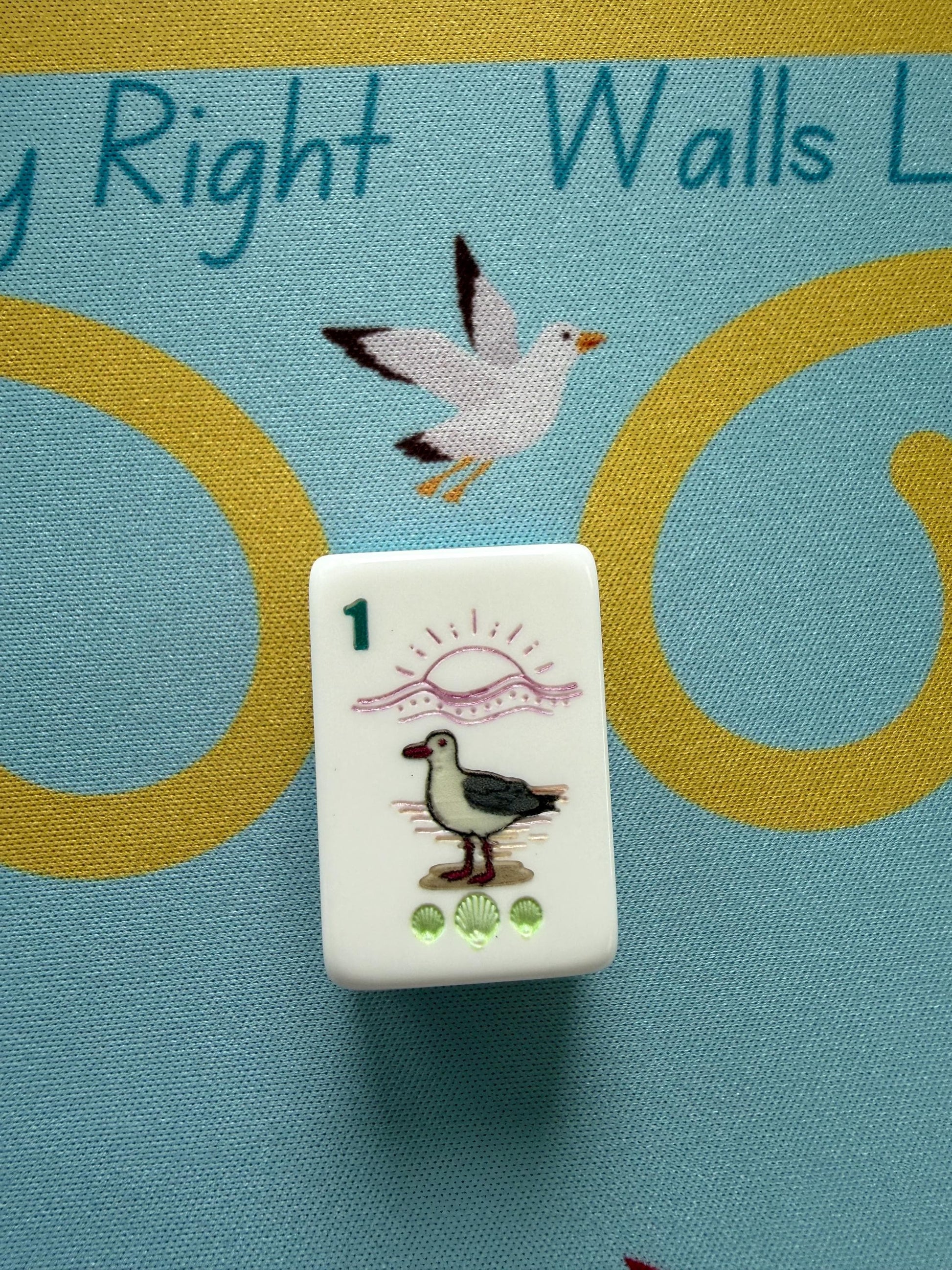 Beach Party Mahjong Mat- shipping is included, rolled in a box