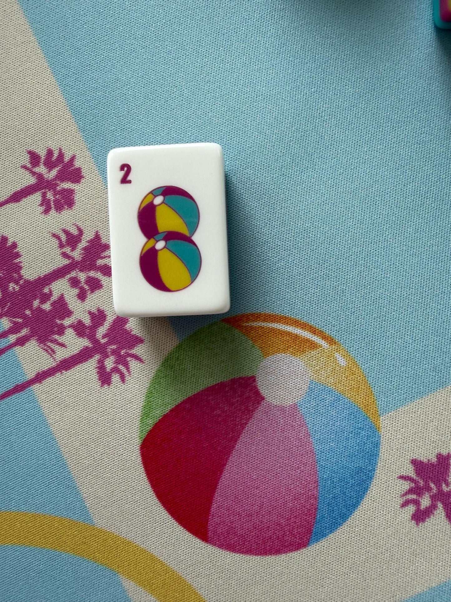 Beach Party Mahjong Mat- shipping is included, rolled in a box